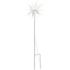 Stjärnor med spett LED 3 st vikbar vit 57 cm vidaXL – miniatyr 7