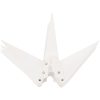 Stjärnor med spett LED 3 st vikbar vit 57 cm vidaXL – miniatyr 8