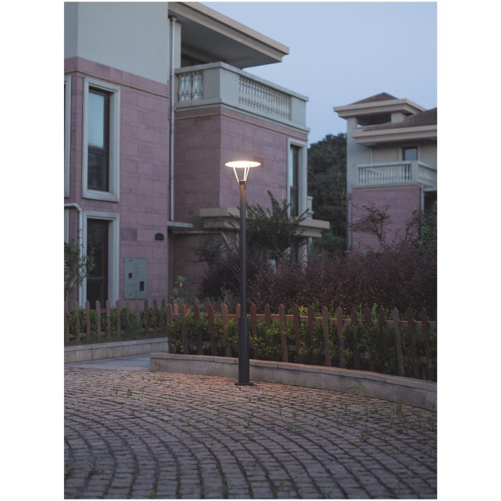 Stolplykta Eklof, LED, Mörkgrå, 1x15,7W, IP54 MALMBERGS – bild 2