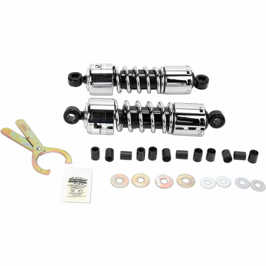 Stötdämpare Bak 412 PROGRESSIVE SUSPENSION 11" 412 SHOCK CHROME