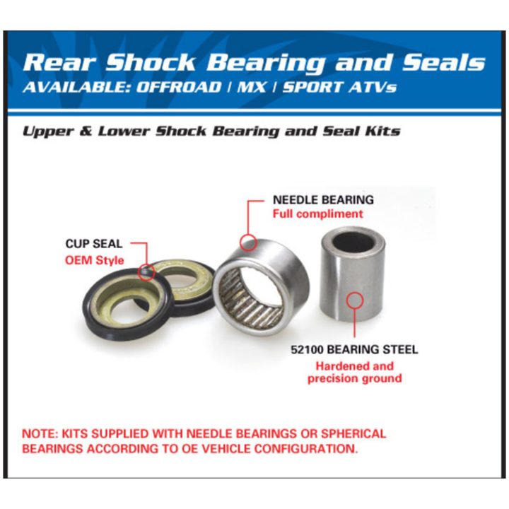 Stötdämparlager Nedre All Balls Nedre Stötdämparelager – bild 2