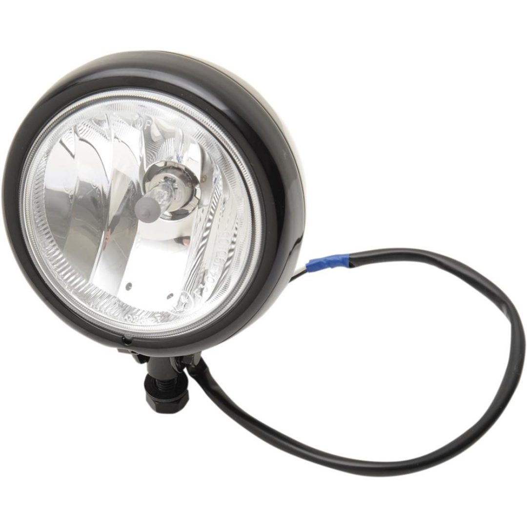 Strålkastare 4-1/2" Klar/Svart DRAG SPECIALTIES SPOTLIGHT BLK SWIVEL H8