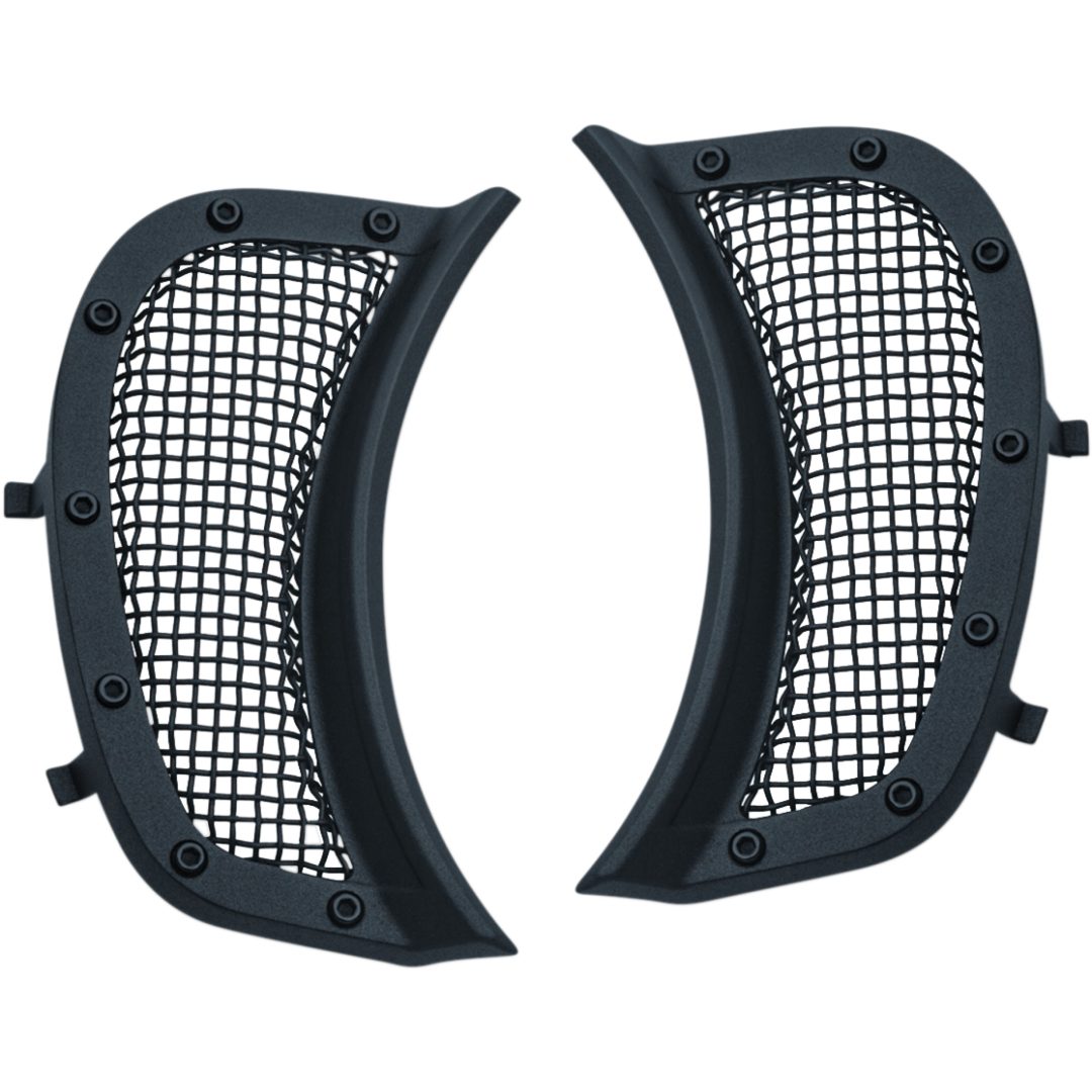 Strålkastare Mesh Headlight Vent Accents Svart KURYAKYN