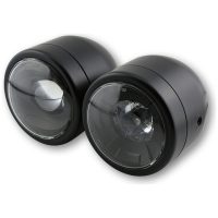 Strålkastare Twin LED smart Sidomonterad Svart HIGHSIDER