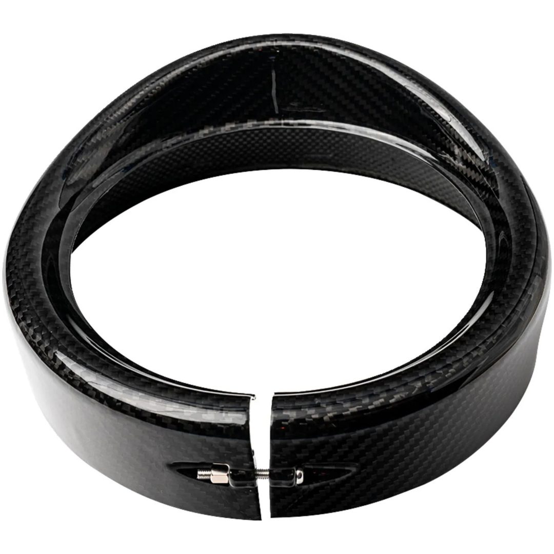 Strålkastartrim Med Visir 7" Gloss SLYFOX Trimring – bild 2