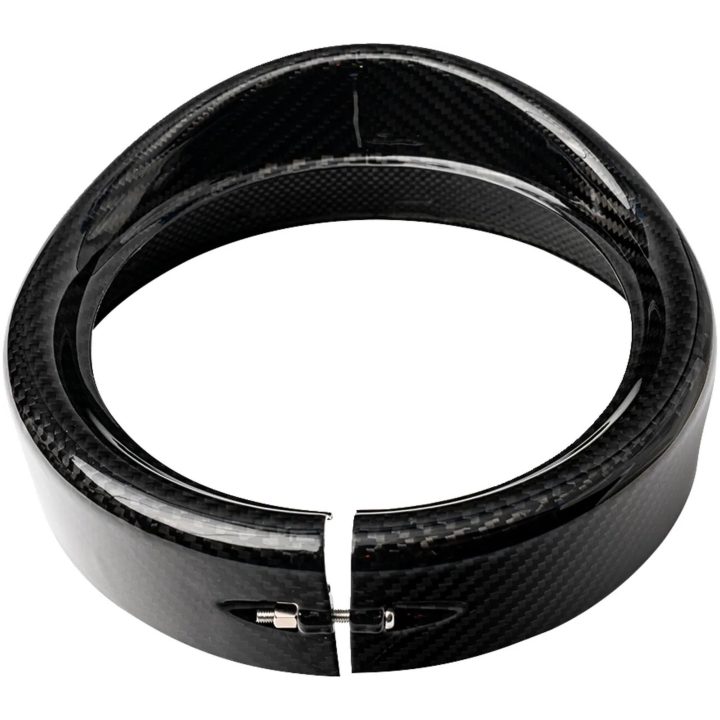 Strålkastartrim Med Visir 7" Gloss SLYFOX Trimring – bild 2