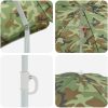 Strandparaply med Metallstång Kamouflage 161x193 cm Polyester vidaXL Stor – miniatyr 5