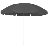 Strandparasoll antracit vidaXL