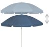 Strandparasoll blå vidaXL 240 cm – miniatyr 2