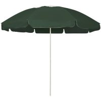Strandparasoll grön vidaXL
