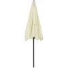Strandparasoll gul vidaXL 200 x 125 cm – miniatyr 5