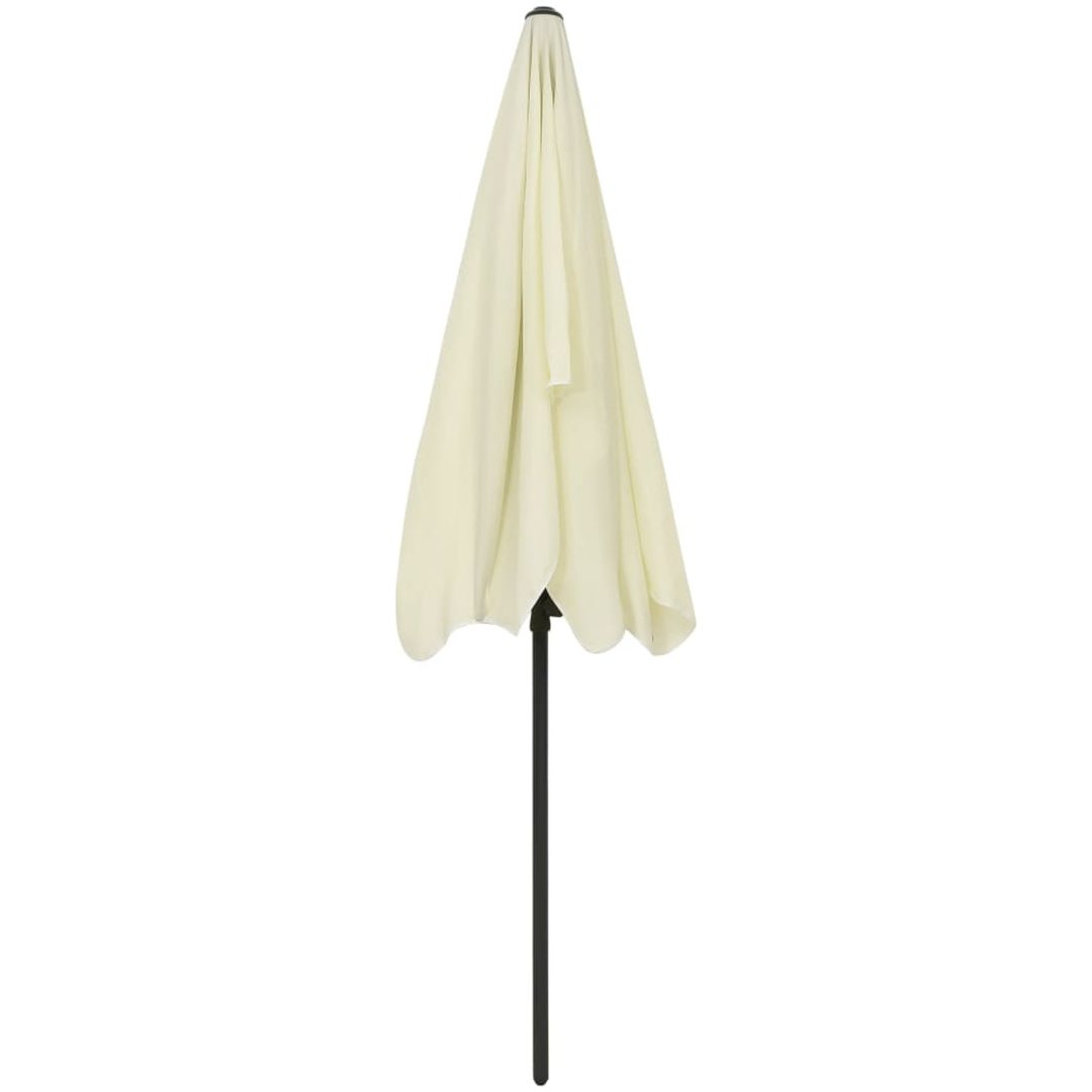 Strandparasoll gul vidaXL 200 x 125 cm – bild 5