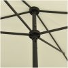 Strandparasoll gul vidaXL 200 x 125 cm – miniatyr 6