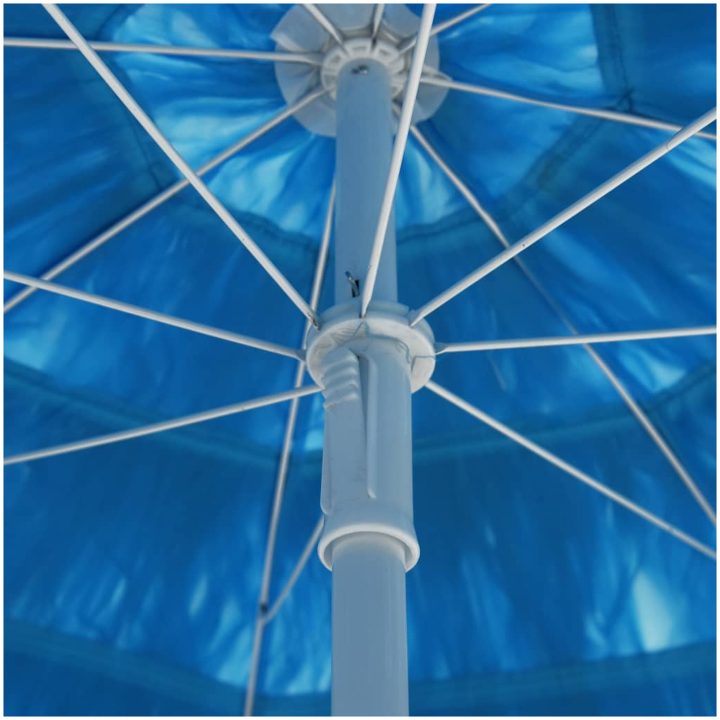 Strandparasoll Hawaii blå vidaXL 300 cm – bild 6