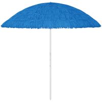 Strandparasoll Hawaii blå vidaXL