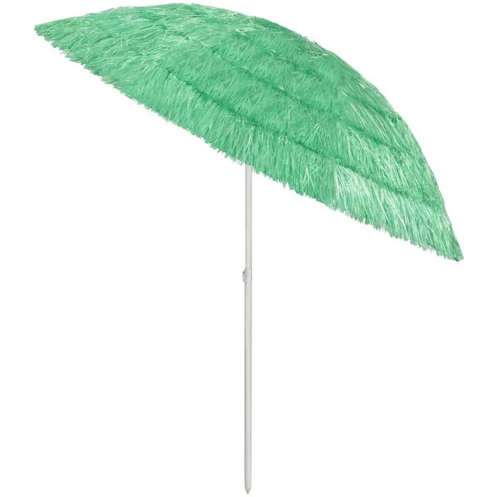 Strandparasoll Hawaii grön vidaXL 240 cm – bild 4