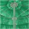 Strandparasoll Hawaii grön vidaXL 240 cm – miniatyr 6