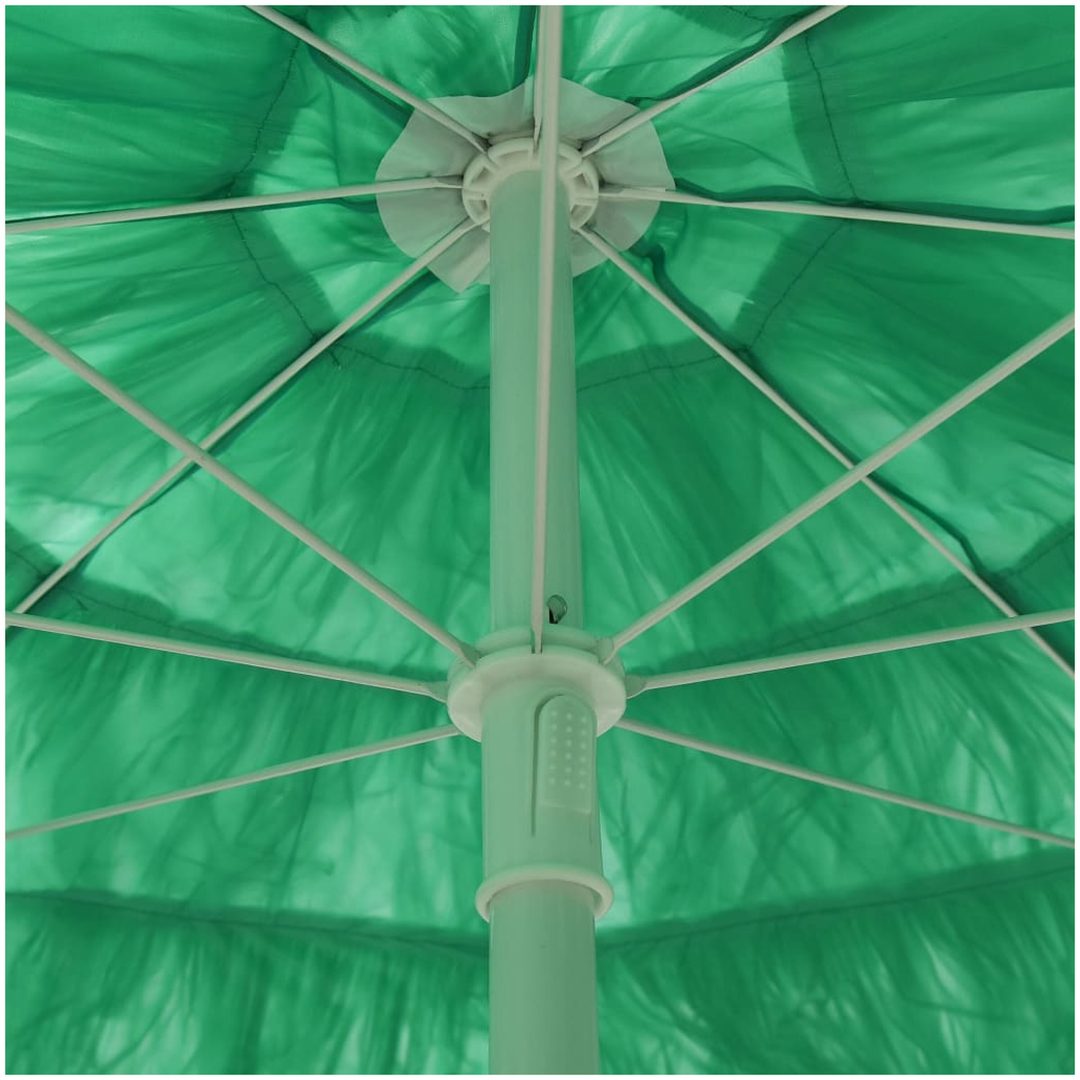 Strandparasoll Hawaii grön vidaXL 240 cm – bild 6