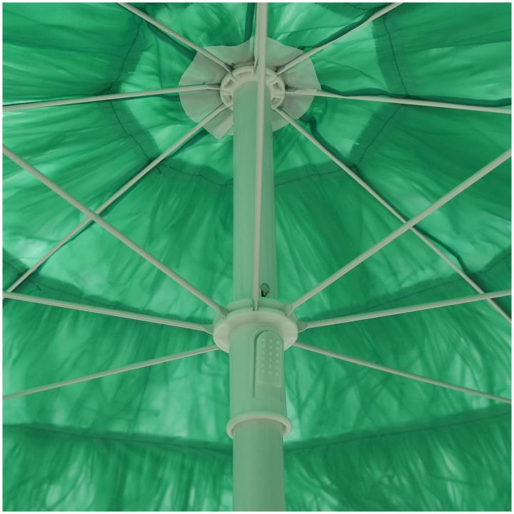 Strandparasoll Hawaii grön vidaXL 240 cm – bild 6