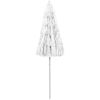 Strandparasoll Hawaii vit vidaXL 240 cm – miniatyr 2