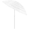 Strandparasoll Hawaii vit vidaXL 240 cm – miniatyr 3