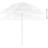 Strandparasoll Hawaii vit vidaXL 240 cm – miniatyr 4