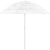 Strandparasoll Hawaii vit vidaXL 240 cm – miniatyr 1