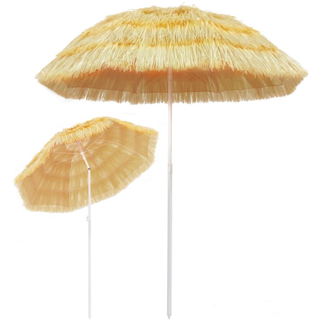 Strandparasoll naturlig Hawaii-stil vidaXL 180 cm – bild 2