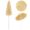 Strandparasoll naturlig Hawaii-stil vidaXL 180 cm – miniatyr 3