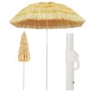 Strandparasoll naturlig Hawaii-stil vidaXL 180 cm – miniatyr 1