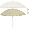 Strandparasoll sandgul vidaXL 240 cm – miniatyr 2
