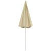 Strandparasoll sandgul vidaXL 240 cm – miniatyr 4
