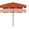 Strandparasoll terrakotta vidaXL 200 x 125 cm – miniatyr 3