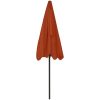 Strandparasoll terrakotta vidaXL 200 x 125 cm – miniatyr 5