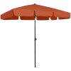 Strandparasoll terrakotta vidaXL 200 x 125 cm – miniatyr 1