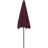 Strandparasoll vinröd vidaXL 200 x 125 cm – miniatyr 5