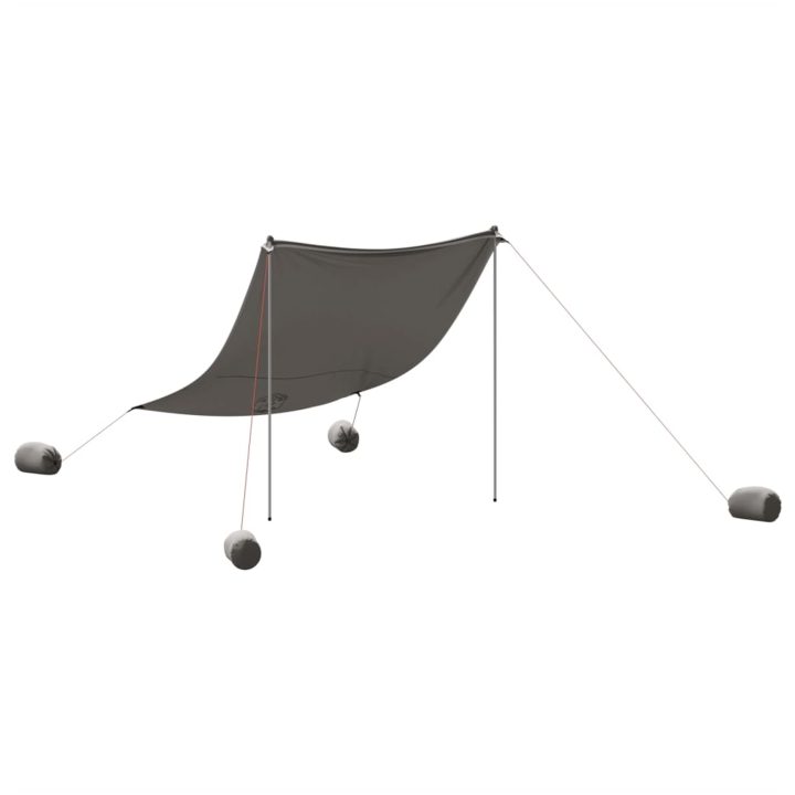 Strandskydd med sandpåsar grå vidaXL 214 x 236 cm – bild 2