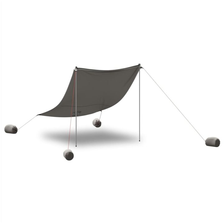 Strandskydd med sandpåsar grå vidaXL 214 x 236 cm – bild 3