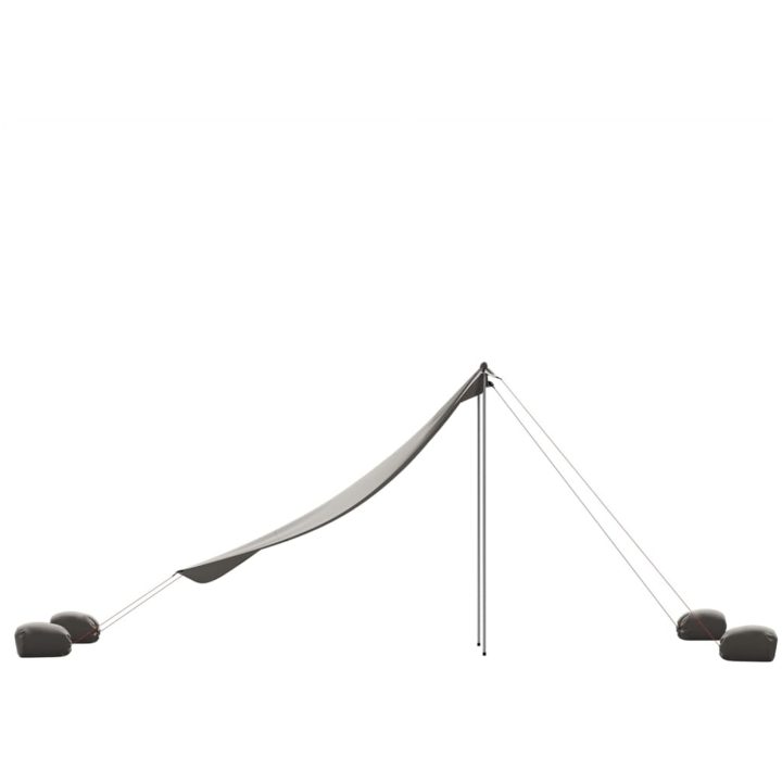 Strandskydd med sandpåsar grå vidaXL 214 x 236 cm – bild 5