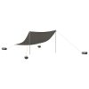 Strandskydd med sandpåsar grå vidaXL 304 x 300 cm – miniatyr 2