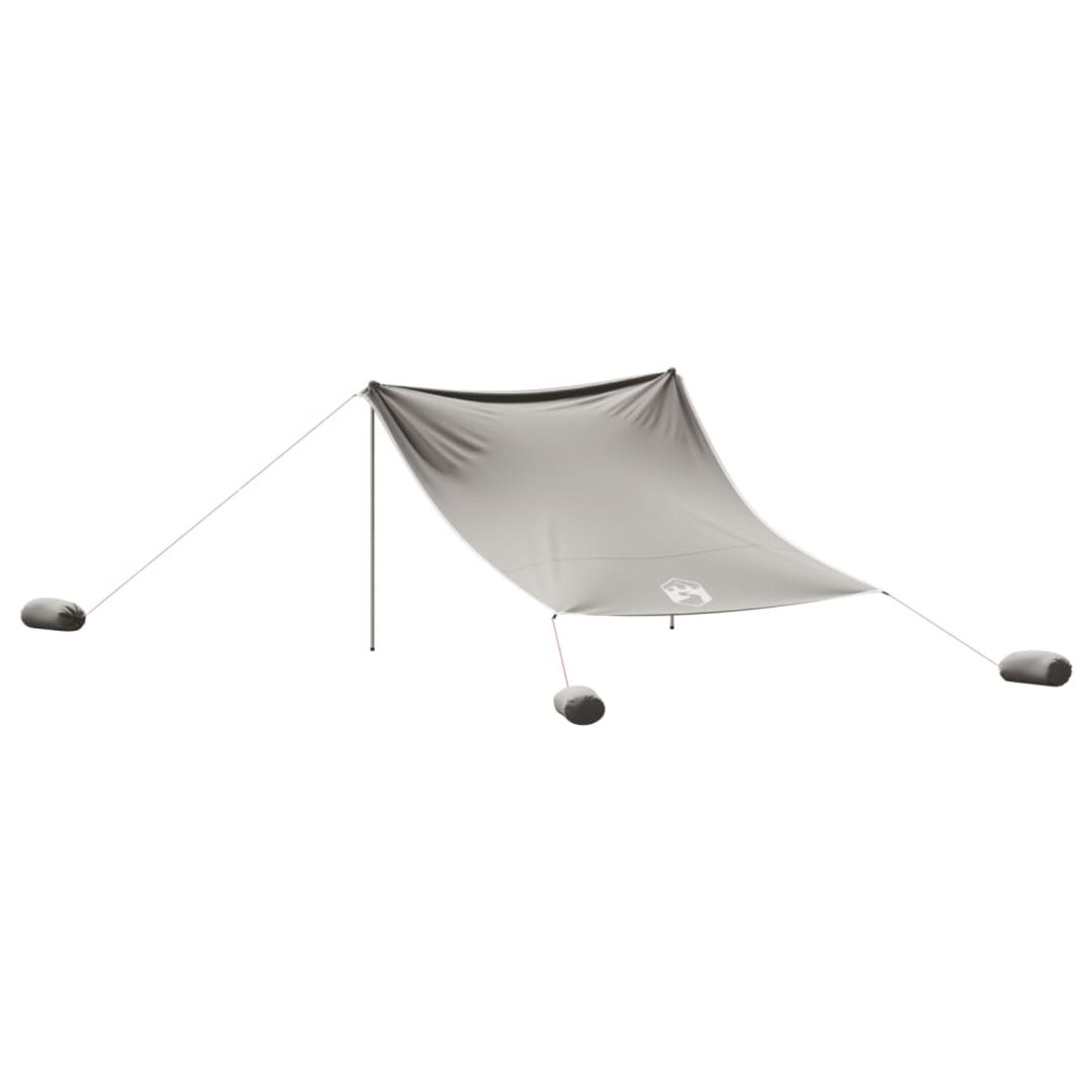 Strandskydd med sandpåsar grå vidaXL 304 x 300 cm – bild 6