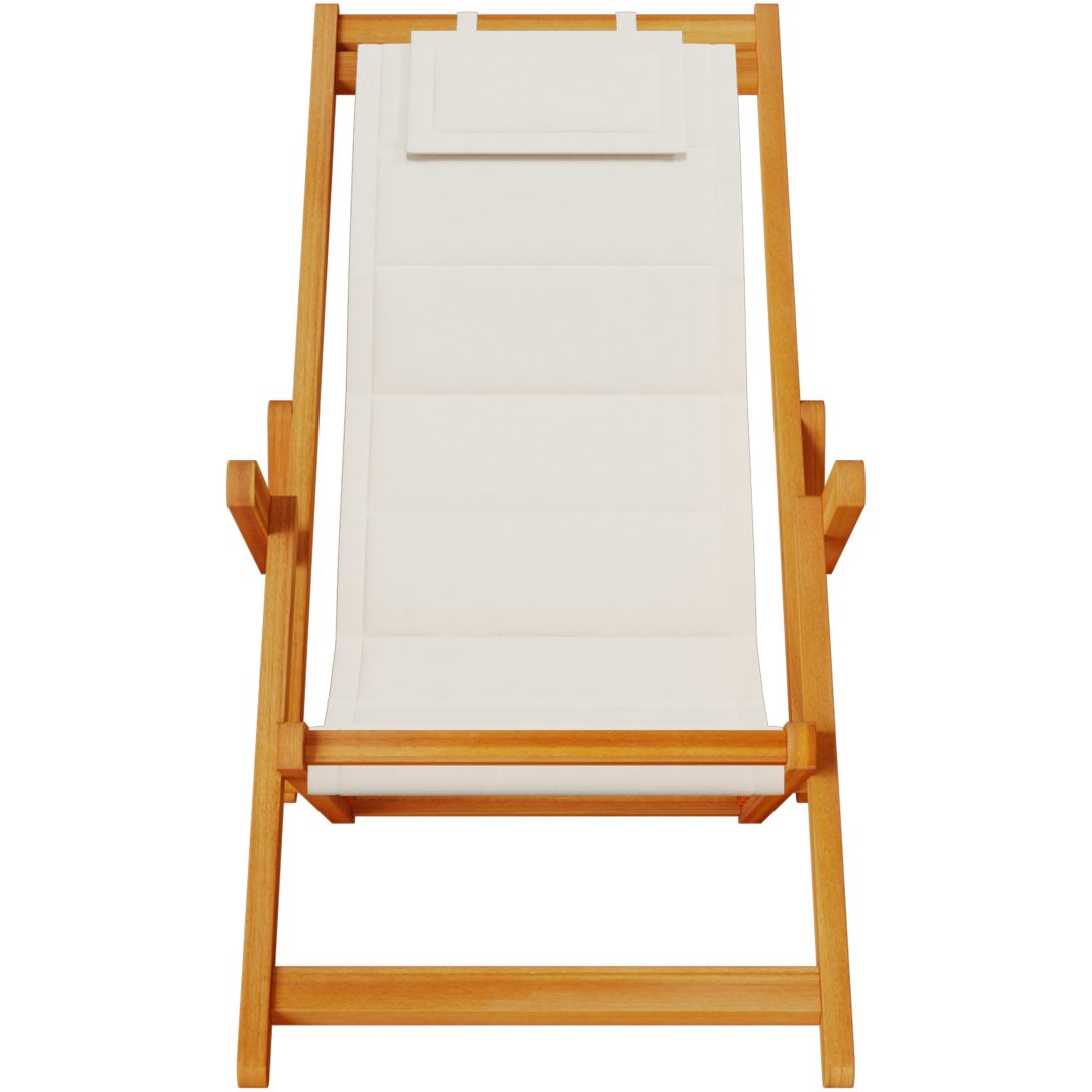 Strandstolar hopfällbara 2 st ljusgrå akaciaträ & textilen vidaXL 61.5 x 110 x 97 cm, 61.5 x 116 x 90 cm, 61.5 x 123 x – bild 6