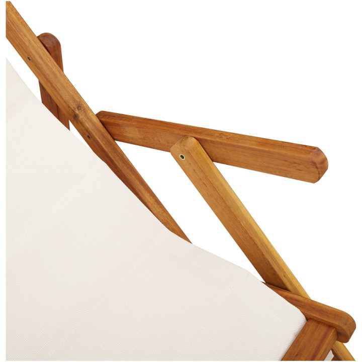 Strandstolar hopfällbara 2 st ljusgrå akaciaträ & textilen vidaXL 61.5 x 110 x 97 cm, 61.5 x 116 x 90 cm, 61.5 x 123 x – bild 8