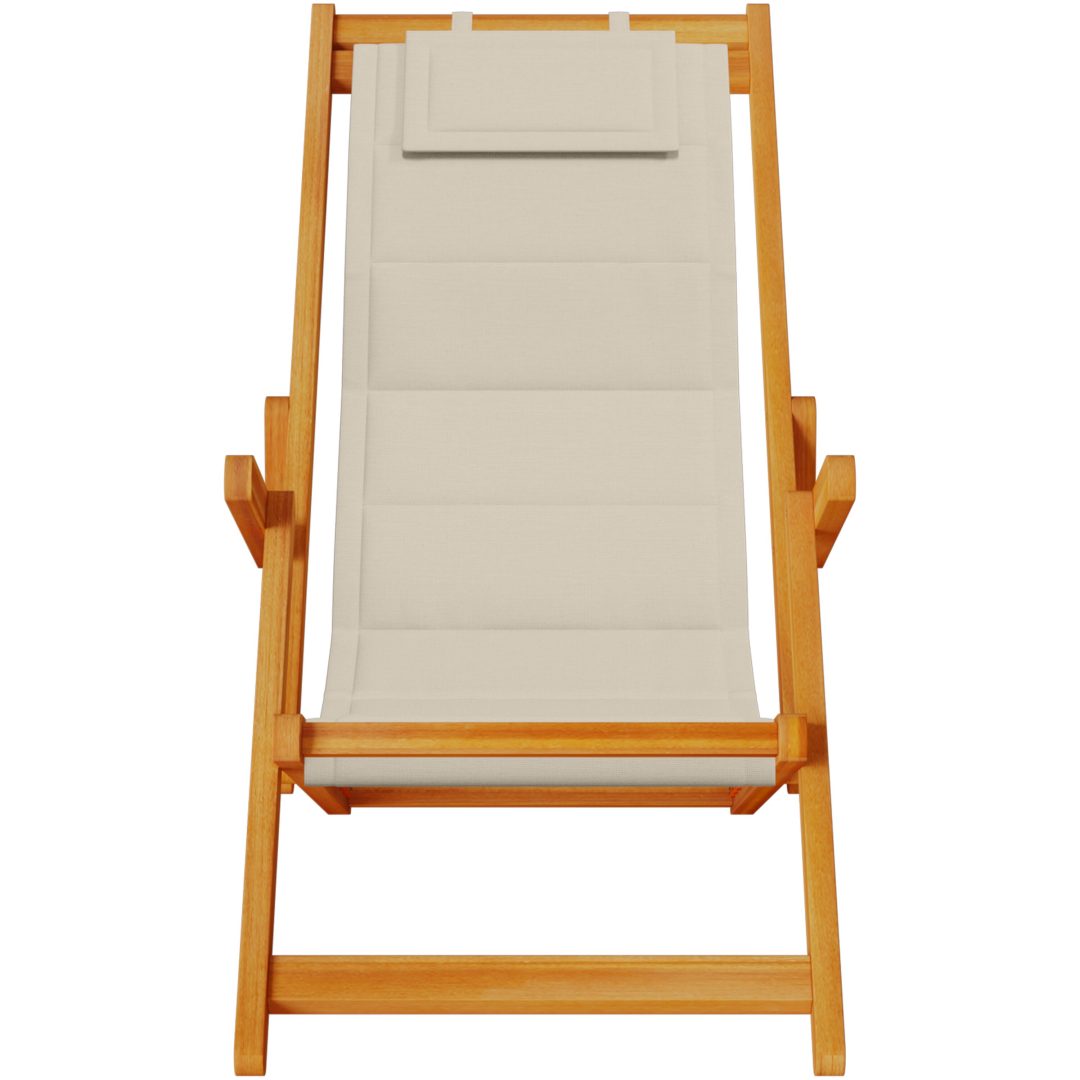 Strandstolar hopfällbara 2 st taupe akaciaträ & textilen vidaXL 61.5 x 110 x 97 cm, 61.5 x 116 x 90 cm, 61.5 x 123 x – bild 7