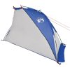 Strandtält azurblå 268x223x125 cm 185T polyester vidaXL – miniatyr 5