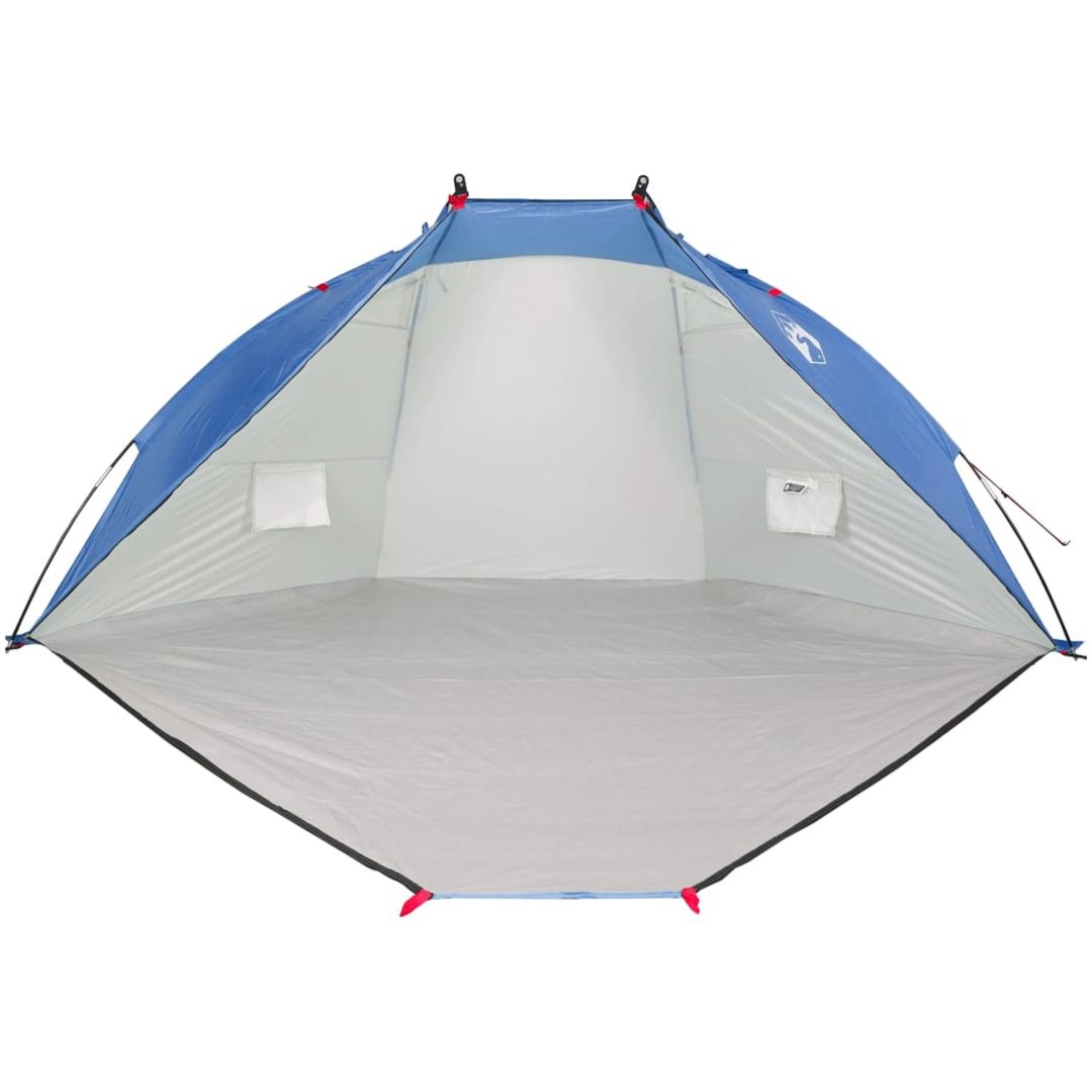 Strandtält azurblå 268x223x125 cm 185T polyester vidaXL – bild 7