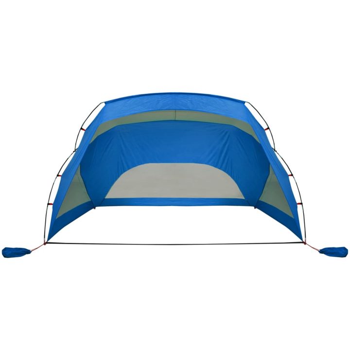 Strandtält azurblå 274x178x170/148 cm 185T polyester vidaXL – bild 5