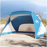 Strandtält azurblå 274x178x170/148 cm 185T polyester vidaXL