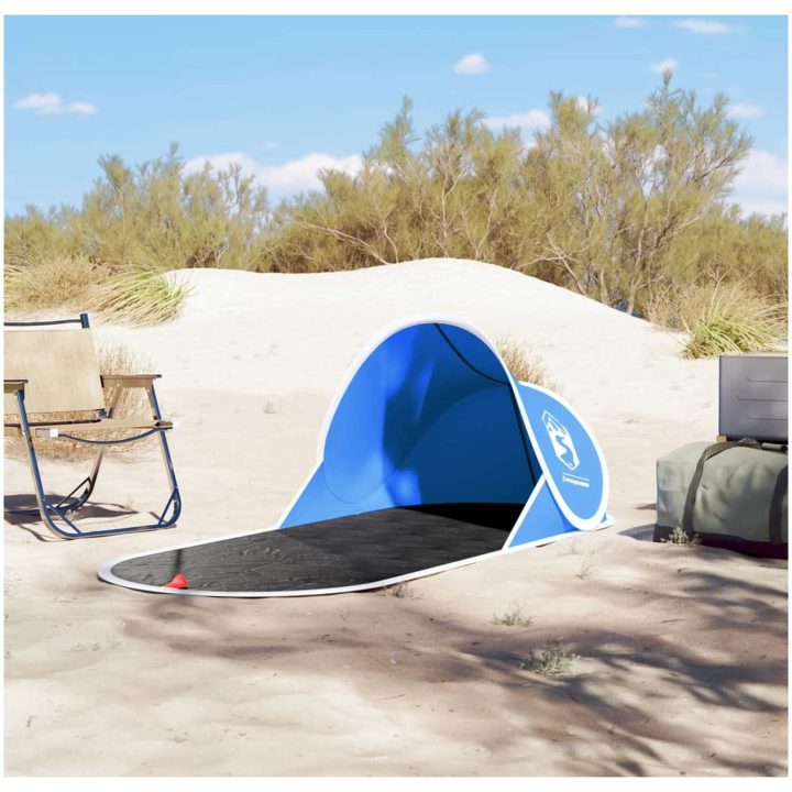 Strandtält azurblå pop-up vattentät vidaXL – bild 3