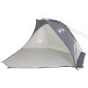 Strandtält grå 268x223x125 cm 185T polyester vidaXL – miniatyr 4